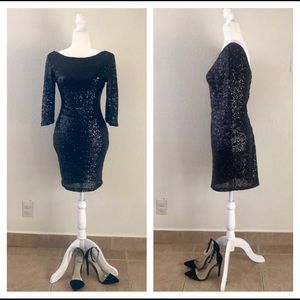 Black Sequin dress